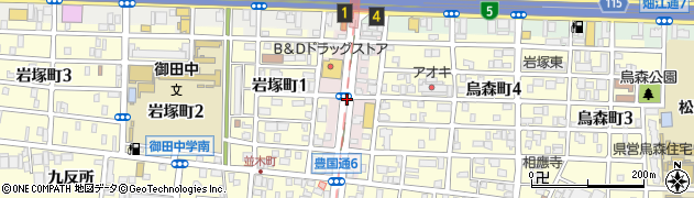愛知県名古屋市中村区豊国通周辺の地図