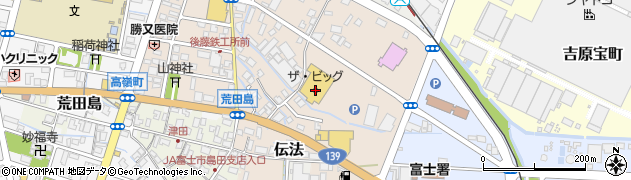 ザ・ビッグ富士荒田島店周辺の地図