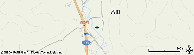 京都府船井郡京丹波町八田周辺の地図