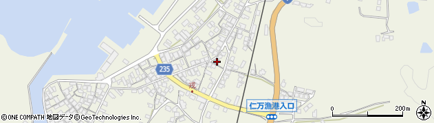 島根県大田市仁摩町仁万明神1799-3周辺の地図