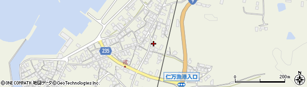 島根県大田市仁摩町仁万（明神）周辺の地図
