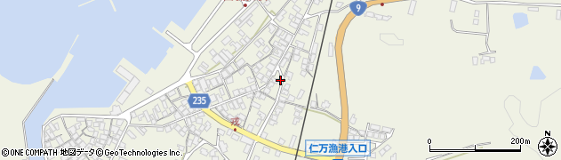 島根県大田市仁摩町仁万明神1422周辺の地図