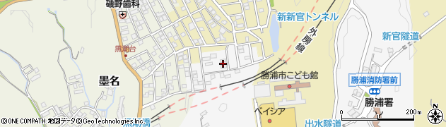 千葉県勝浦市出水1021周辺の地図