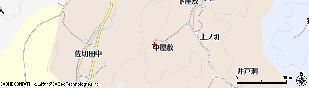 愛知県豊田市東中山町周辺の地図