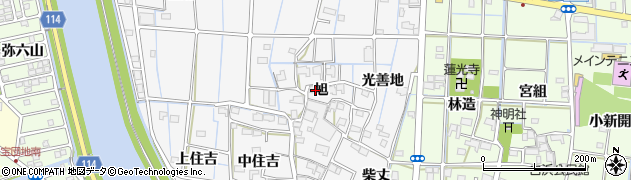 愛知県津島市百町旭32周辺の地図