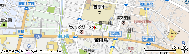 静岡県富士市高嶺町周辺の地図