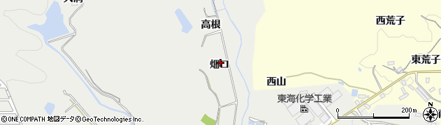 愛知県豊田市本徳町畑口周辺の地図