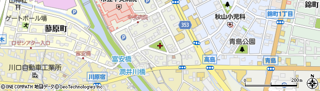 依田原新田第4公園周辺の地図