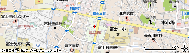 京丸うなぎ店周辺の地図
