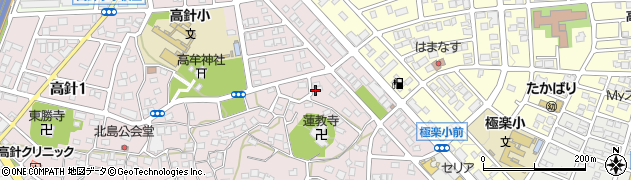 愛知県名古屋市名東区高針4丁目周辺の地図