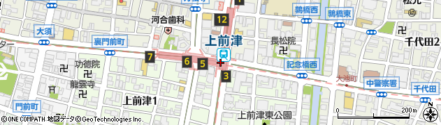愛知県名古屋市中区大須4丁目11-15周辺の地図