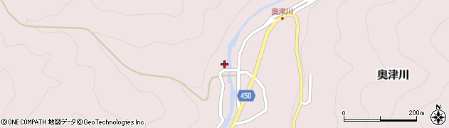 岡山県津山市加茂町下津川923周辺の地図