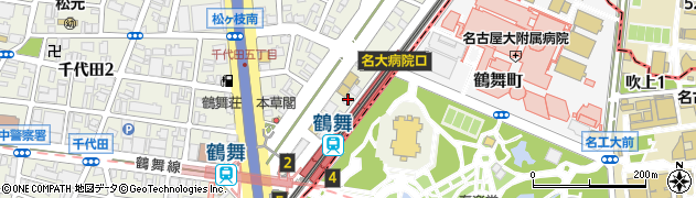 インターリハ株式会社　名古屋営業所周辺の地図