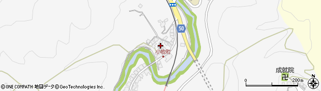 京都府南丹市日吉町殿田（西小牧）周辺の地図