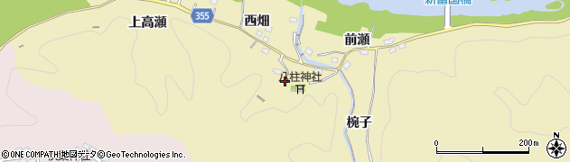 愛知県豊田市国附町（宮ノ洞）周辺の地図