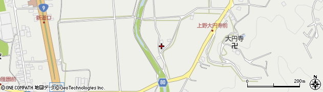 京都府京丹波町（船井郡）上野（荒井根）周辺の地図