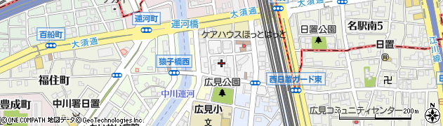 愛知県名古屋市中川区西日置町10丁目周辺の地図