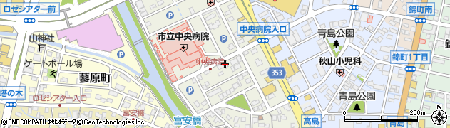 うさぎ薬局　高島店周辺の地図