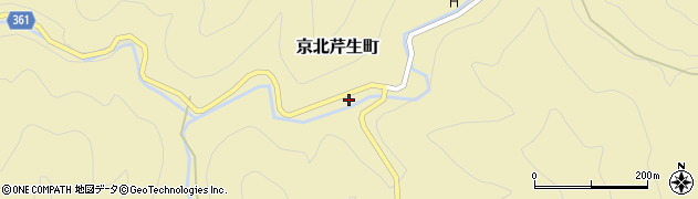 京都府京都市右京区京北芹生町芹生周辺の地図