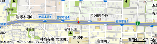岩塚本通四丁目周辺の地図