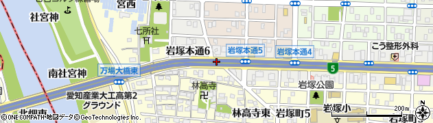岩塚本通五丁目周辺の地図