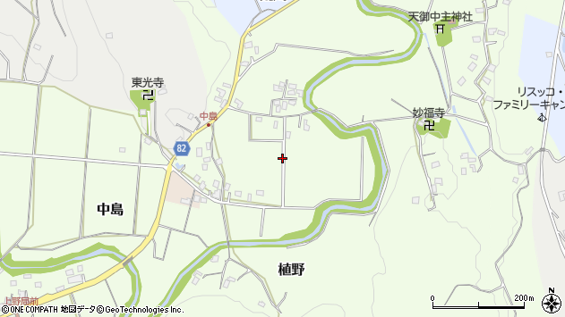 〒299-5264 千葉県勝浦市中島の地図