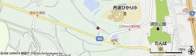京都府船井郡京丹波町曽根由リ周辺の地図