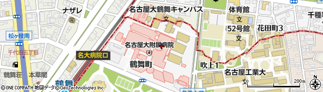 ドトールコーヒーショップ 名古屋大学病院店周辺の地図
