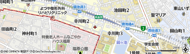 愛知県名古屋市千種区幸川町周辺の地図
