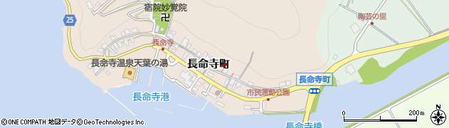 滋賀県近江八幡市長命寺町周辺の地図