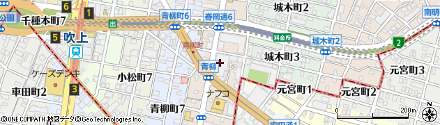 愛知県名古屋市千種区春岡通周辺の地図