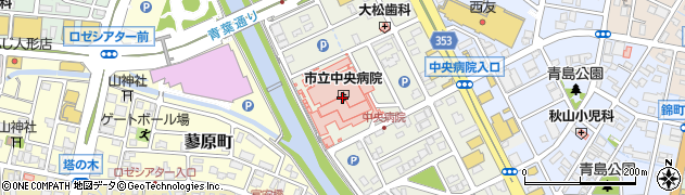 静岡銀行富士市立中央病院 ＡＴＭ周辺の地図