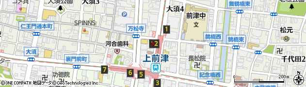 愛知県名古屋市中区大須4丁目11-14周辺の地図