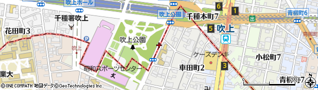 愛知県名古屋市千種区千種町周辺の地図
