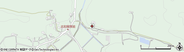 京都府南丹市日吉町志和賀（倉掛）周辺の地図