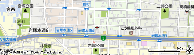 愛知県名古屋市中村区剣町322周辺の地図