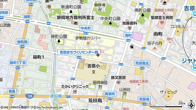〒417-0049 静岡県富士市緑町の地図