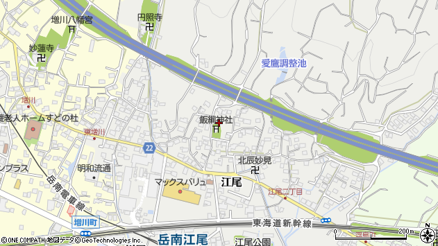 〒417-0811 静岡県富士市江尾の地図