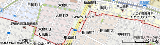 愛知県名古屋市千種区田代本通5丁目周辺の地図