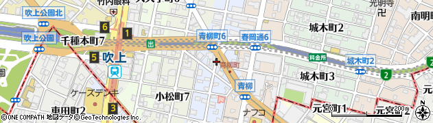 愛知県名古屋市千種区青柳町周辺の地図