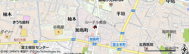 静岡県富士市加島町周辺の地図