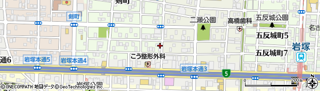 愛知県名古屋市中村区剣町252周辺の地図