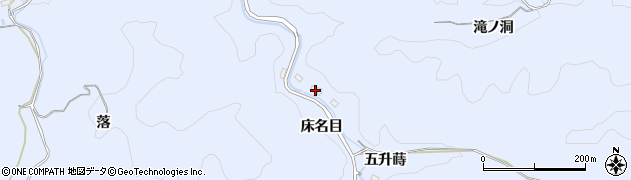 愛知県豊田市大河原町（五升蒔）周辺の地図