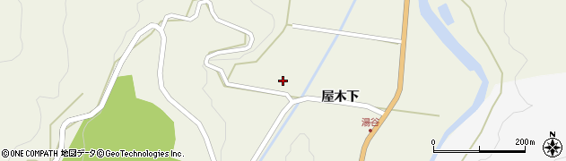 愛知県設楽町（北設楽郡）西納庫（湯谷三）周辺の地図