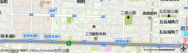 株式会社三協　名古屋営業所周辺の地図