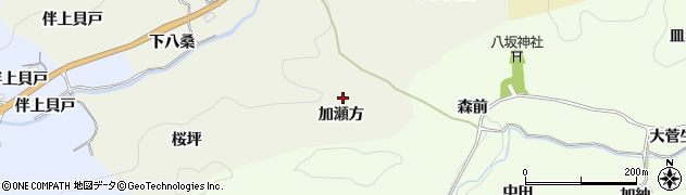愛知県豊田市新盛町加瀬方周辺の地図