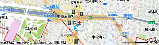 愛知県名古屋市千種区千種通周辺の地図