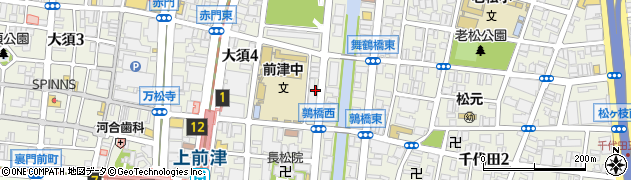 愛知県名古屋市中区大須4丁目7周辺の地図