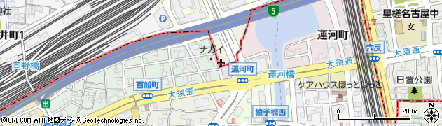 オリックスレンタカー名古屋ささしまライブ店周辺の地図