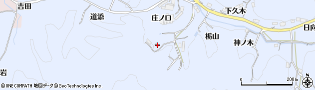 愛知県豊田市久木町庄ノ口周辺の地図